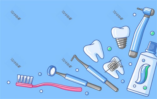牙科常见器具卡通图.jpg